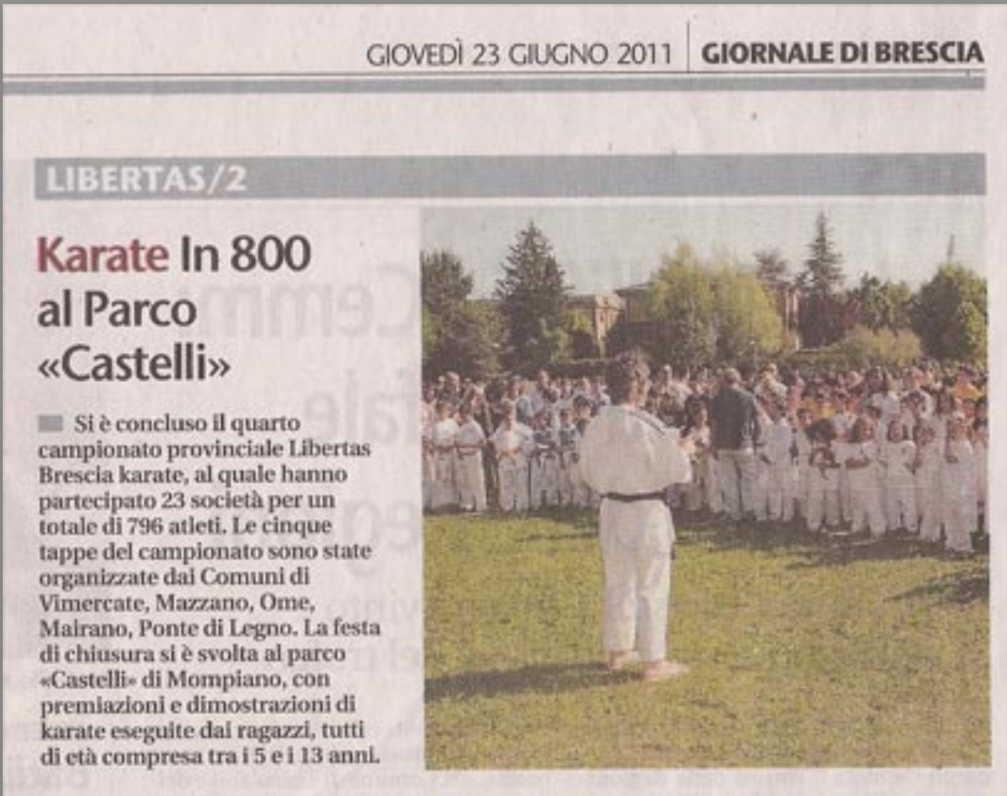 Anteprima 4° Trofeo - Premiazioni 23/06/2011